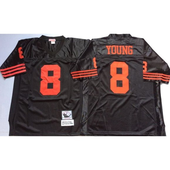 black steve young jersey